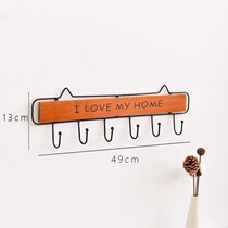 Door wall hanging wall coat coat rack storage hanging clothes rack hat punch-free home bedroom bag rack 1