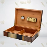 Мужской вместительный и большой увлажняющий термометр из натурального дерева