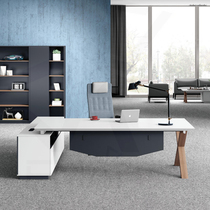 Shenzhen Boss Table Office Furniture Brief Modern Large Class Bench Single President Manager Table Desk Chair Combination