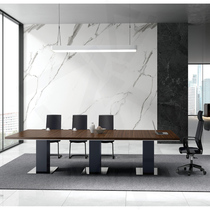 Shenzhen Meeting Table Training Table Negotiation Table Long Square Bar Meeting Room Long Table Desk Chair Combination Brief