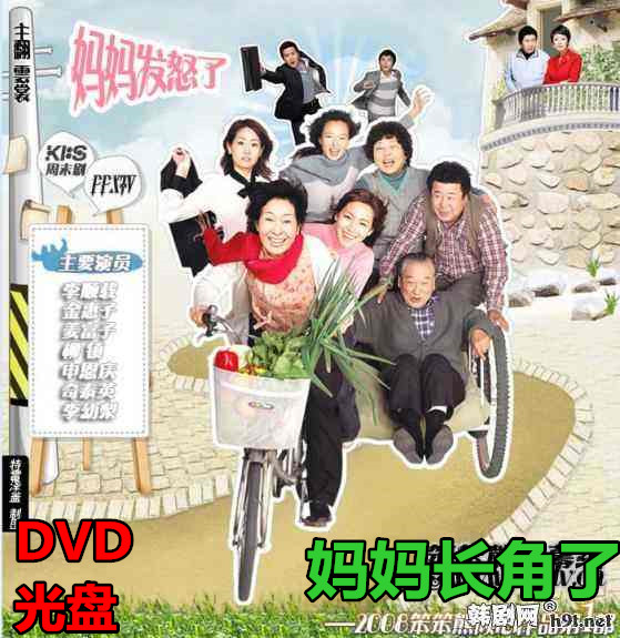 Mom got angry with DVD mom Long Cape Horn The Korean drama Classic Family drama high-definition version Mandarin CD disc