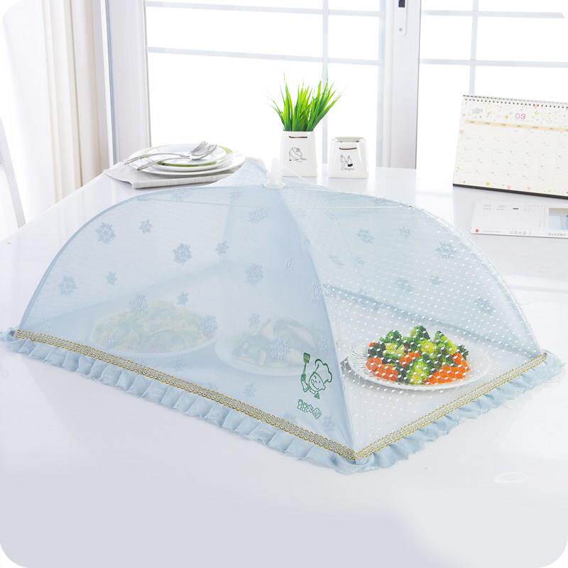 Cover Vegetable Hood Special Rectangular Fly Folding Table Hood Dish Umbrella Meal table Home Bowl Hood big upscale