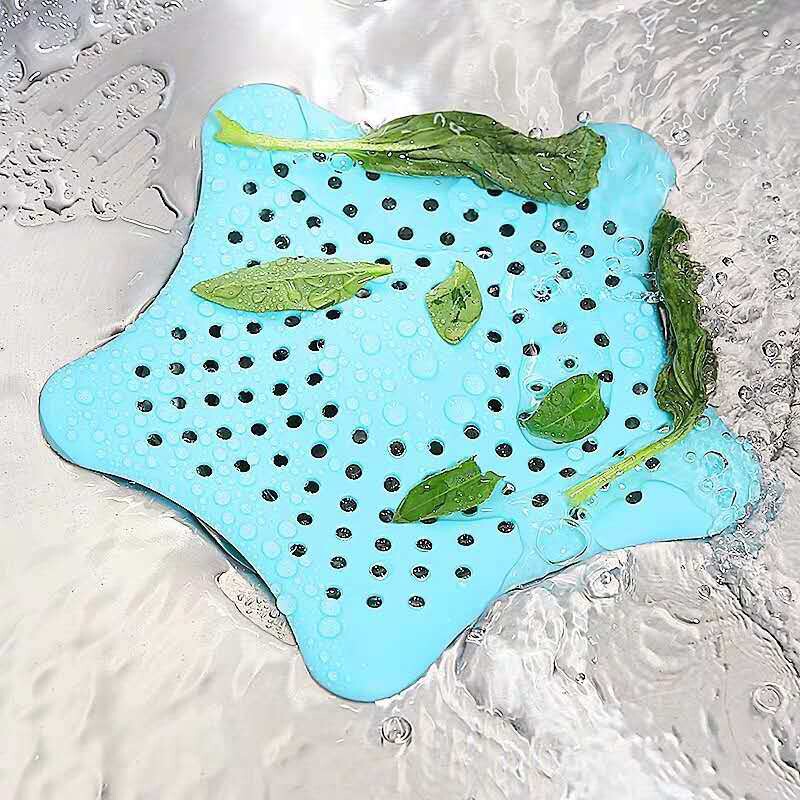 Kitchen Naughty Basin Filter Screen Cover Floor Drain Stop Hair Net Makeup Room Bathroom Anti-Hair Sink Pool Anti-Clogging Universal