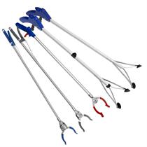 Clip extended toilet sewer cleaning hook telescopic pole take-off device garbage clip stainless steel sanitary clip