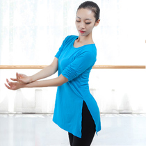 Chinese classical dance loose practice suit female adult split dance suit top new modal modern dance costume