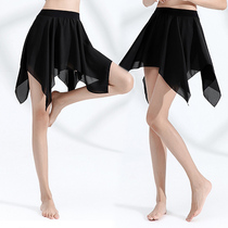 Ballet body dance short skirt Mesh yarn skirt Female adult teacher Latin dance practice suit Skirt training suit
