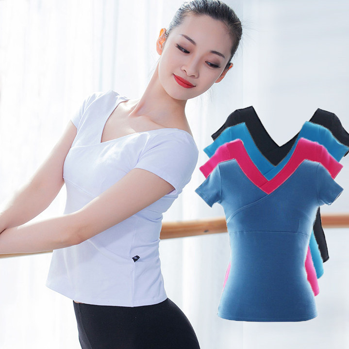 Body ballet-based training Dance suit Professional Teachers Northern Dance Dance Dance Rehearsal for folk dance Latin blouses female Lulu