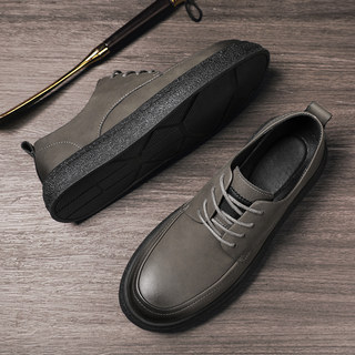 Martin Boots Men's Low-Top 2026 New Men's Casual Leather Shoes Workwear British Fashion Spring Martin Shoes Men's Style