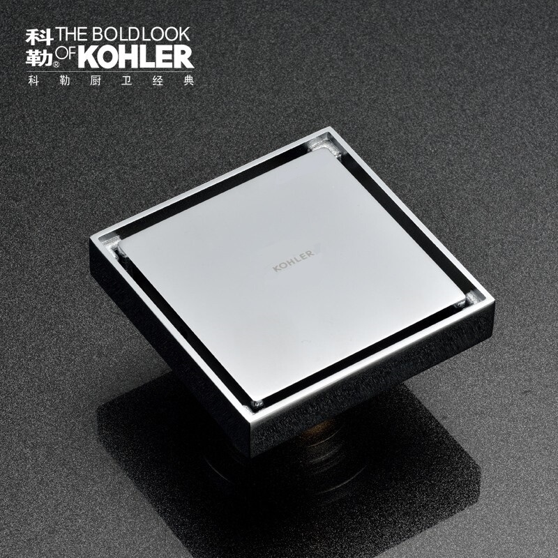 Kohler K-R75422T-Cp All-Copper Concealed Embedded Bathroom Toilet Shower Room Invisible Anti-Odor Tiled Floor Drain