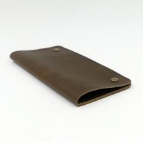 No name handbag original long second-story mad horse wallet retro-simple wallet with big money clip