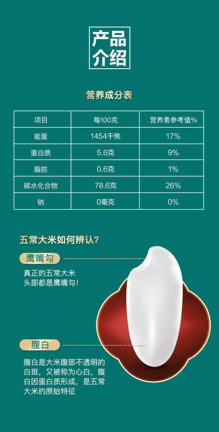 【囤货】五常大米珍珠米5斤装