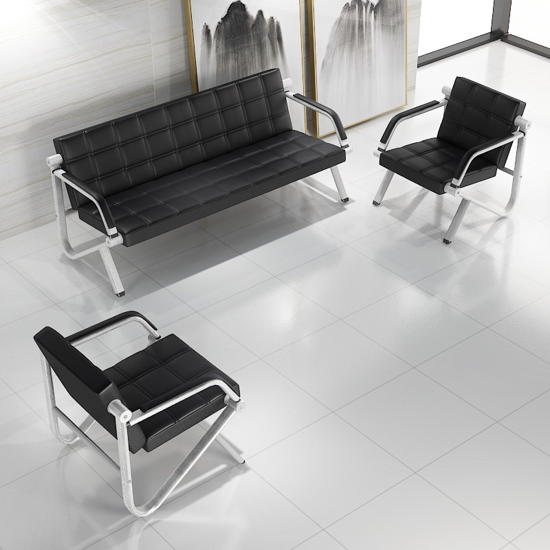 Nội thất văn phòng SDBB ​​sofa văn phòng sofa văn phòng tiếp tân kinh doanh đơn giản sofa parlor ba - Nội thất văn phòng