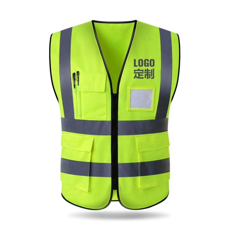 Reflective vest vest custom printed logo site work clothes driving traffic safety luminous clothing labor protection tooling
