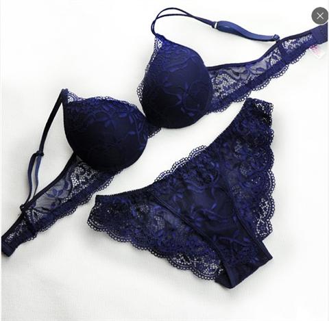 Deep V thu thập ren nữ bra phù hợp với bộ đồ lót cô gái gợi cảm áo lót có đệm