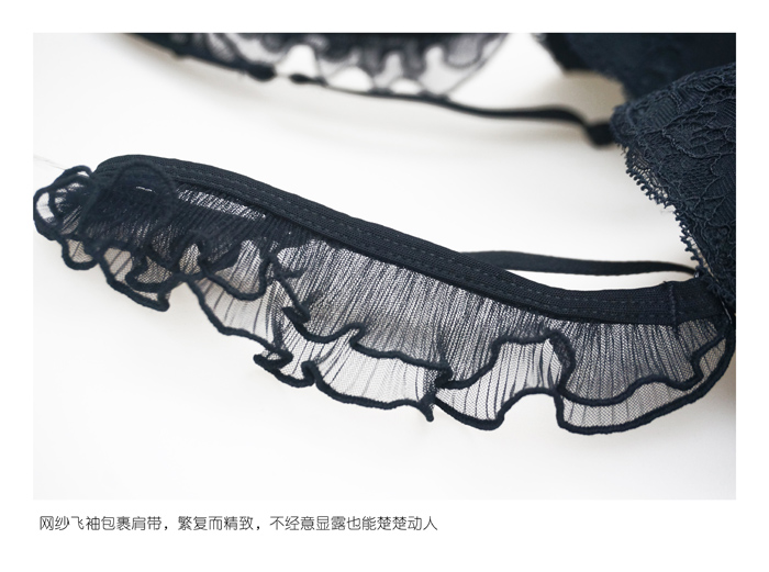 Châu Âu và Mỹ gợi cảm bên ngực nhỏ tập hợp đồ lót cotton mỏng chèn mảnh cup áo ngực thoải mái bộ đồ lót đồ bơi nữ kín đáo