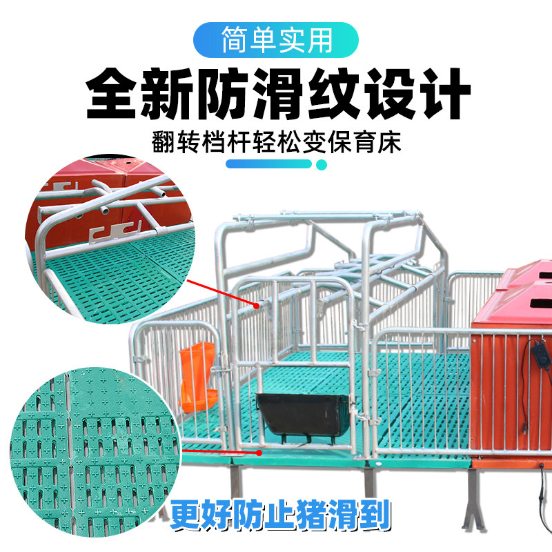 猪用限位栏母猪地面养猪场设备:打造高效环保的养殖环境-猪栏猪笼-淘宝百科网