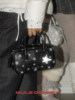 Talkative donkey Donkey polka dot star handbag female Korean sundry small bag bowling bag single shoulder messenger bag