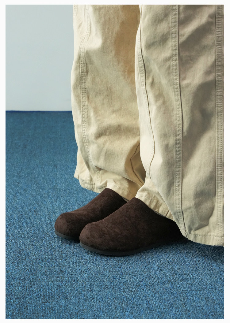 Mule Donkey Suede Loafer Mules