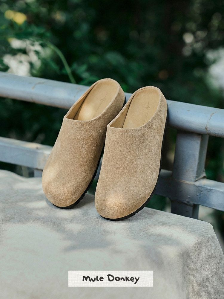 Mule Donkey Suede Loafer Mules