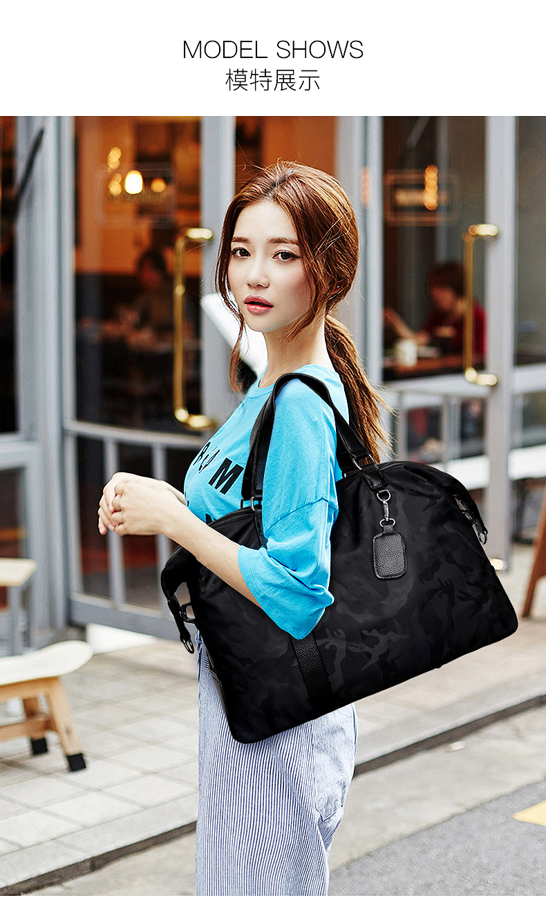 Túi vải du lịch Oxford 2019 mới nylon vải thường thời trang công suất lớn chuyến đi kinh doanh ngắn túi hành lý túi tập thể dục - Túi du lịch túi du lịch nữ đẹp