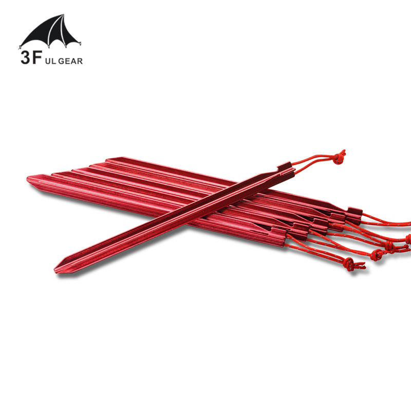 Sanfeng out innovative design Ultra-light and super strong 7075 aviation aluminum alloy nail Siling nail 10 pieces