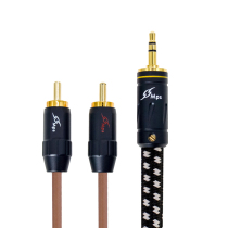 Taiwan MPS original imported X-5Leopard fever mobile phone connected decoding power amplifier 3 5 to 2RCA signal line