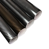 Автомобильная модифицированная пленка из углеродного волокна наклейка на мотоцикле, внутренняя консоль питомец замороженный ярко -черный сами