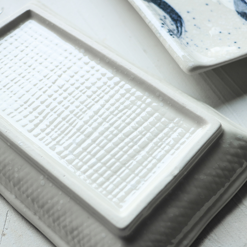 Tao soft ceramic disc article Japanese sushi plate snack plate thorn length plate household tray snacks. The Dish plate