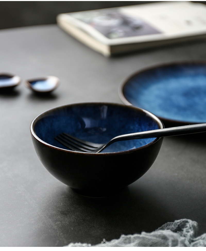 Tao soft many European tableware suit ceramic bowl plates home cooking bowl of soup bowl bowl creative fish dish plate
