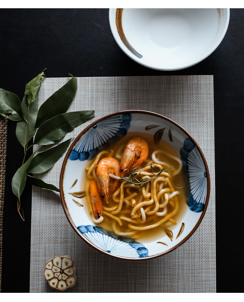 Japanese household large ceramic bowl pull rainbow such as bowl bowl of soup bowl restaurant creative rainbow such as bowl ltd. hat to bowl of restoring ancient ways