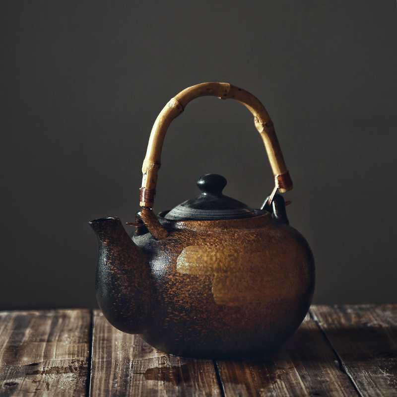 Tao soft restoring ancient ways do old single pot of pottery and porcelain Japanese teapot household hotel restaurant Chinese large girder pot of the teapot