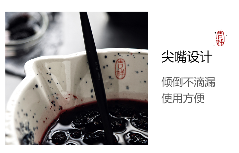 Tao soft Japanese mixing bowl bowl of milk mix rainbow such as bowl three feet retro move characteristics tableware creative bigger sizes large soup bowl
