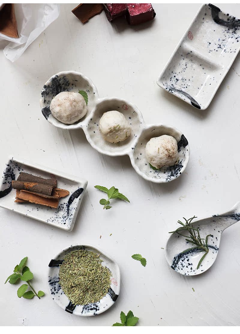 Tao soft snacks Japanese flavor dish dish of household ceramics move vinegar dish of soy sauce dish of hotel restaurant dishes