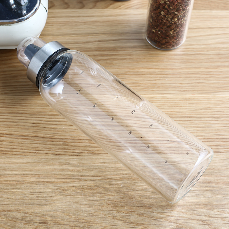 Tao soft creative heat - resistant glass oil pot seasoning bottle seasoning bottle pressure drip tight fragrant oil can soy sauce pot of large size