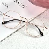 Чистый титановый ультра -светлый ретро -ретро -лицевые очки миопия женские корейские издания могут быть оборудованы с близким зрением с зеркалом для зеркала