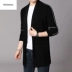 Áo len cardigan nam nhung áo khoác nhung xu hướng xuân nam Phiên bản Hàn Quốc của áo len nam mùa xuân và mùa thu dài - Cardigan Cardigan