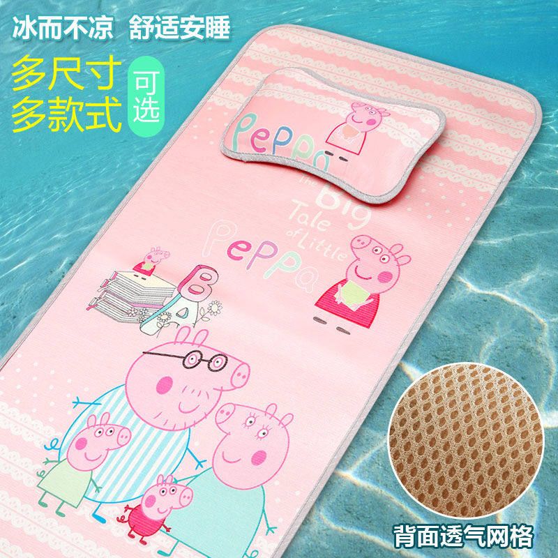 Kindergarten mat Padded bed mat Kindergarten mat Washable summer ice silk mat
