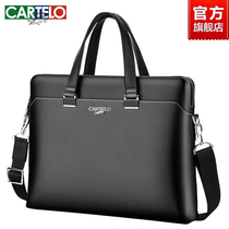 Crocodile mens briefcase genuine leather casual computer mens bag lawyer business leather shoulder crossbody handbag mens