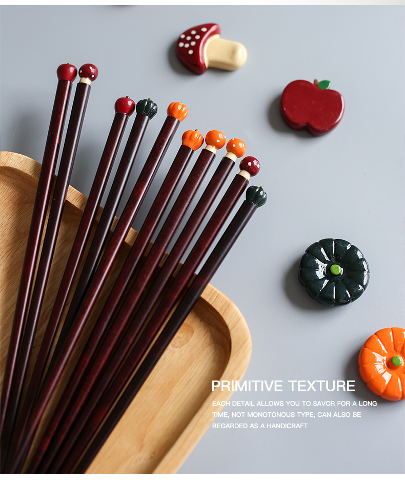 Northern wind ins home fruit chopsticks frame supporting creative lovely ceramic household chopsticks pillow chopsticks spoon holder