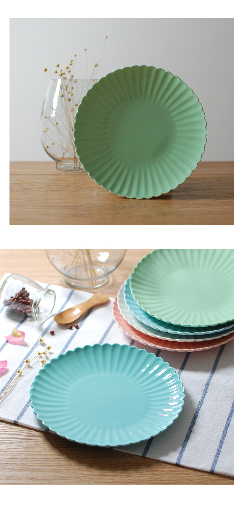 By breakfast plate web celebrity suit dish plate household ins.net HongCan plate tableware individuality creative ceramic plate