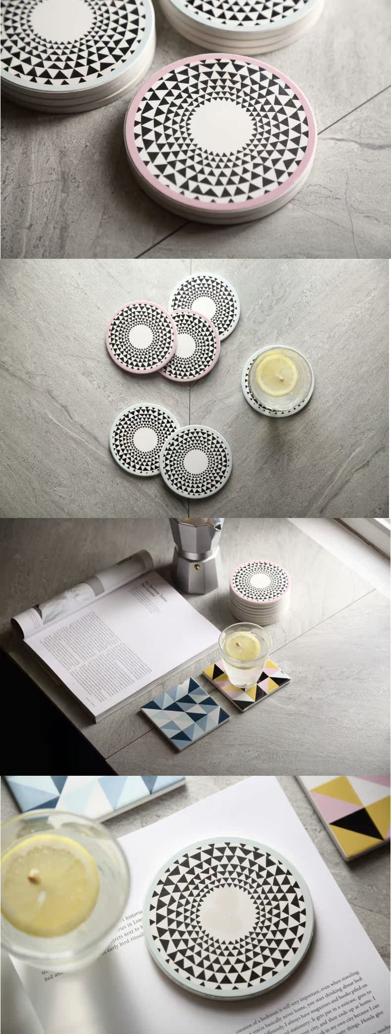 Jingdezhen creative European cup mat waterproof insulation pad bibulous antiskid as the eat mat mat ceramic bowl