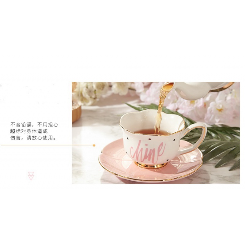 European kit high - grade ipads China coffee cups ceramic cup creative household coffee cups and saucers suit afternoon tea cups