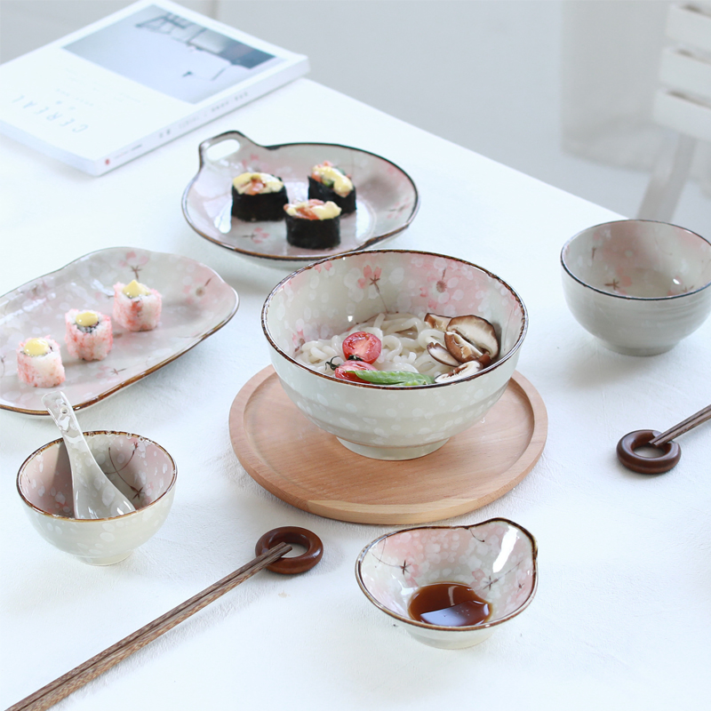 Flower creative hand - made ceramic tableware tableware informs the bowl dish dish soup bowl plate composite ceramic package