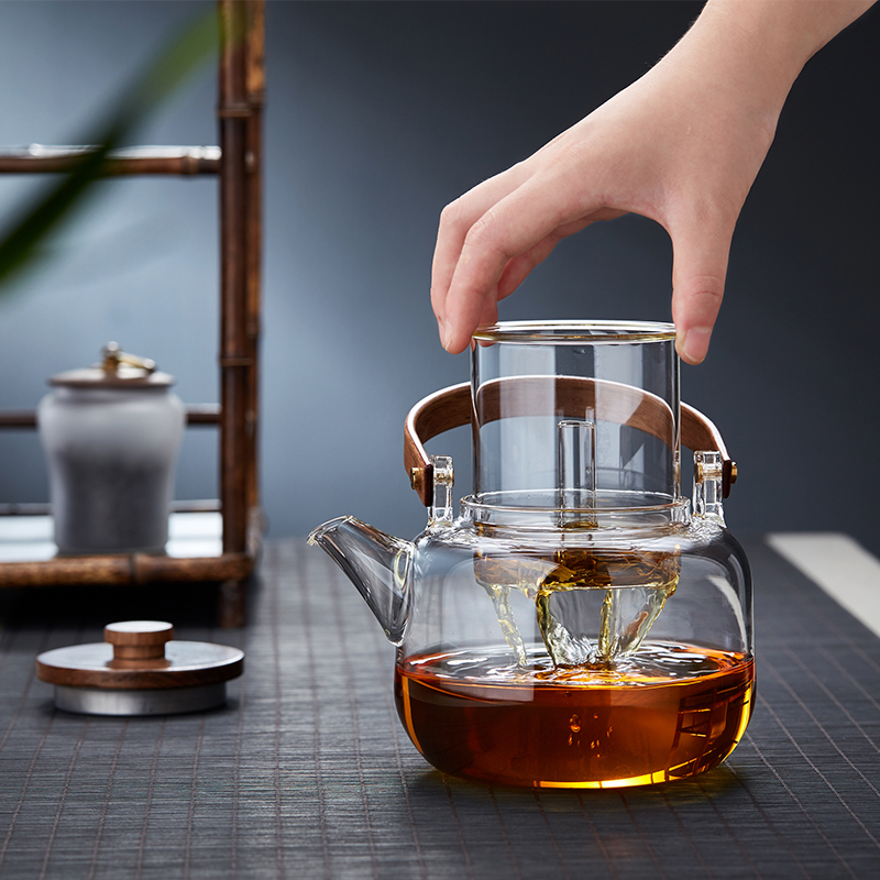 Walnut automatic electric TaoLu boiled tea, white tea is the glass kettle boil small electric teapot tea stove suits for