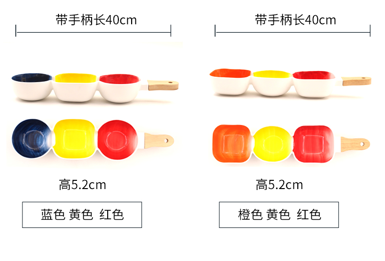 Northern wind household fruit snacks ceramic bowl bowl glaze color creative use points style salad bowl with the bowl