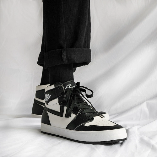 Кроссовки, трендовые высокие сапоги, универсальная обувь для отдыха, коллекция 2022, в корейском стиле, осенние