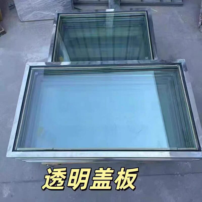 Visualized Cable Duct Cover Plate, Transparent Cable Duct Cover Plate, Inspection Window, Stainless Steel Glass Cover Plate