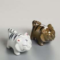 Jingdezhen handmade handmade ceramic tea spotting piece boutique can raise tea track Zero-worthy creative stay cute tiger recruitering