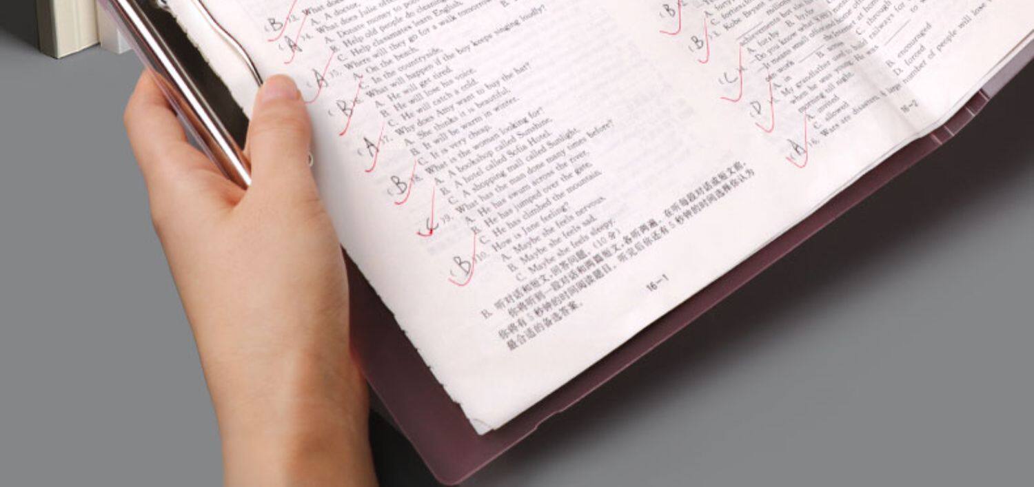 Папка для бумаг 得力a3试卷夹小学生多层文件夹收纳卷子整理神器高中生夹放试卷的夹子资料少女心文具考卷分类资料册透明板夹 Deli