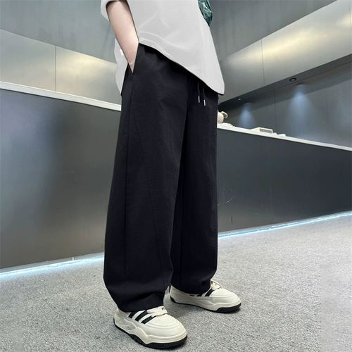 Летние тонкие штаны для мальчиков, летнее средство от комаров, шелковая быстросохнущая летняя одежда, подходит для подростков